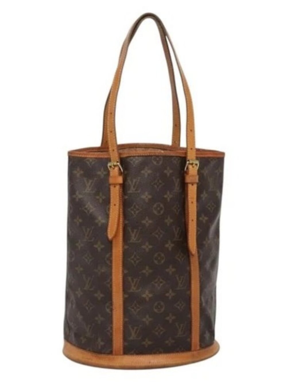 LOUIS VUITTON Monogram Bucket GM Shoulder Bag M42236 LV Auth 134242
